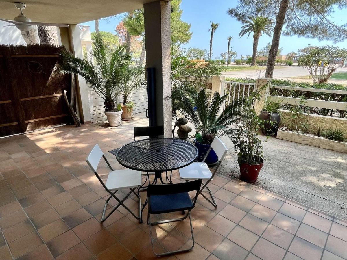 Studio Cabine Avec Terrasse 4 Pers, Acces Direct Plage, Tv, Animaux Admis - Argeles-Sur-Mer - Fr-1-225-798 Экстерьер фото