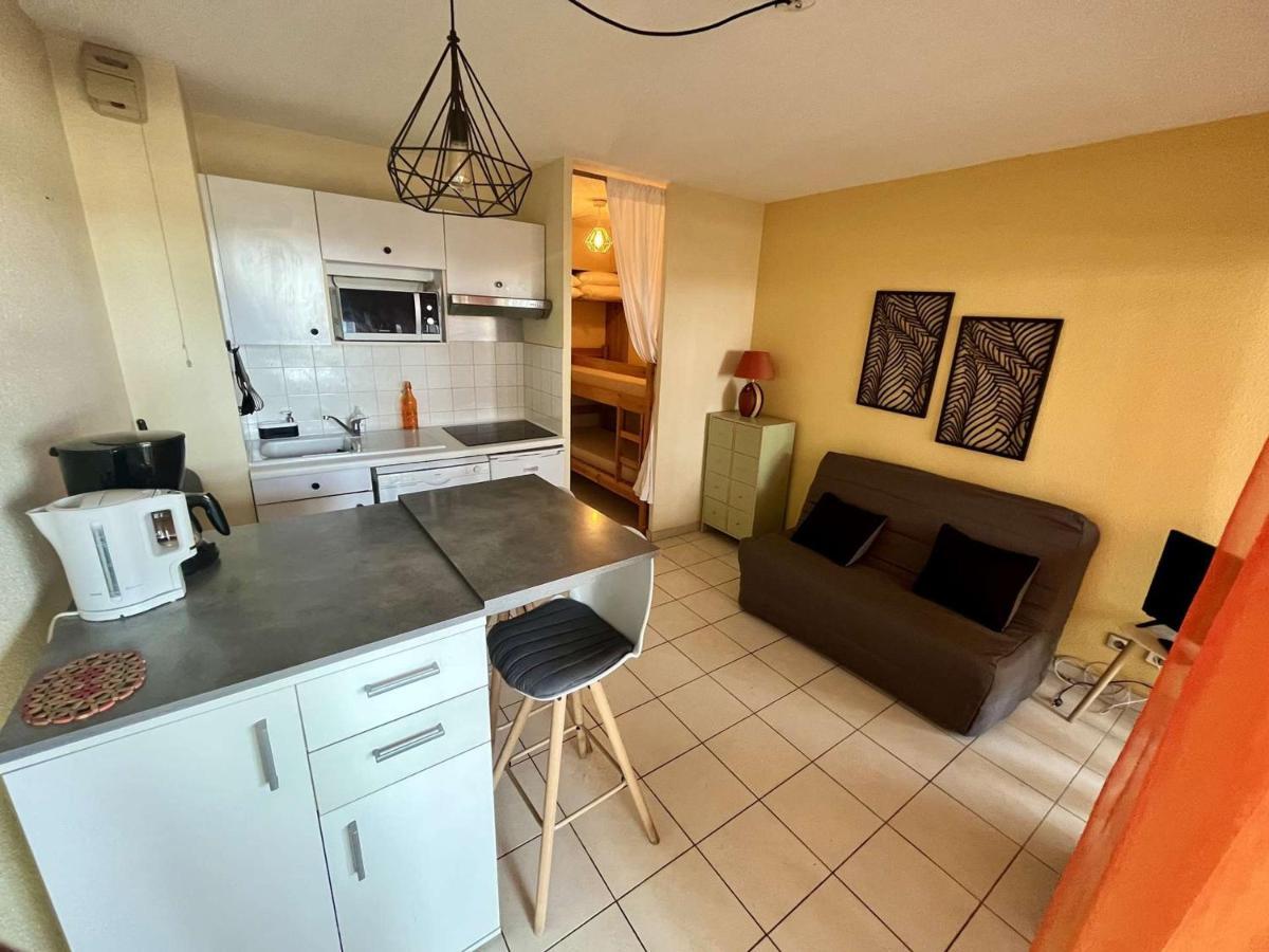 Studio Cabine Avec Terrasse 4 Pers, Acces Direct Plage, Tv, Animaux Admis - Argeles-Sur-Mer - Fr-1-225-798 Экстерьер фото