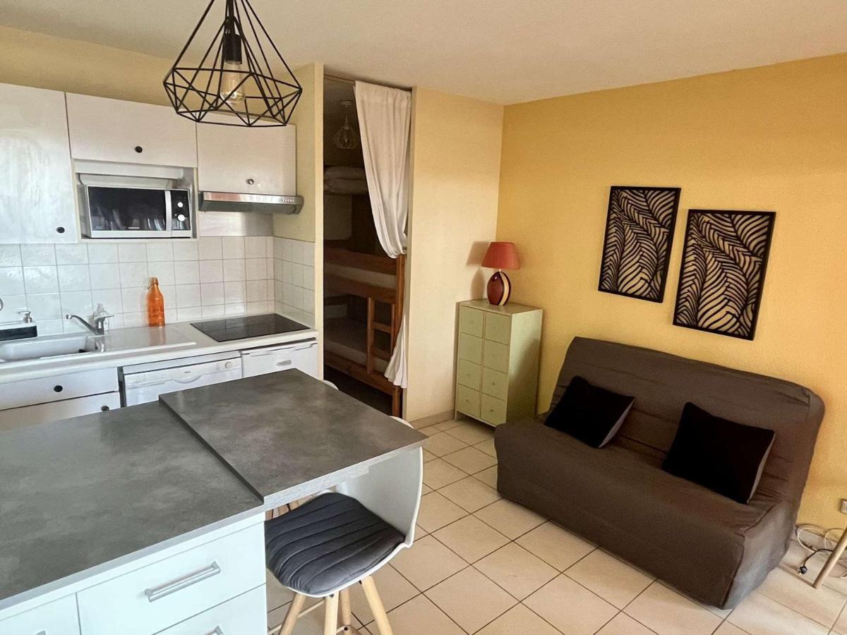 Studio Cabine Avec Terrasse 4 Pers, Acces Direct Plage, Tv, Animaux Admis - Argeles-Sur-Mer - Fr-1-225-798 Экстерьер фото