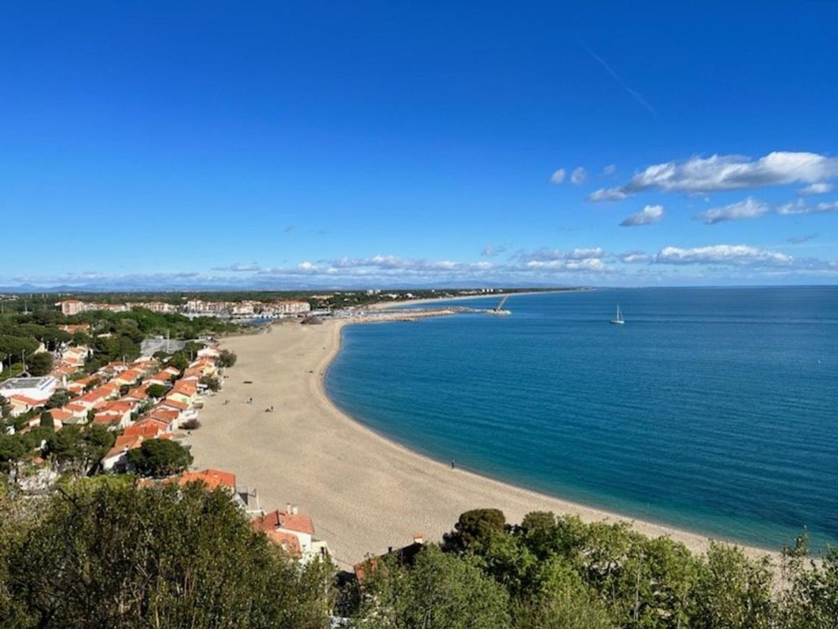 Studio Cabine Avec Terrasse 4 Pers, Acces Direct Plage, Tv, Animaux Admis - Argeles-Sur-Mer - Fr-1-225-798 Экстерьер фото