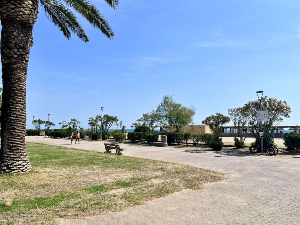 Studio Cabine Avec Terrasse 4 Pers, Acces Direct Plage, Tv, Animaux Admis - Argeles-Sur-Mer - Fr-1-225-798 Экстерьер фото